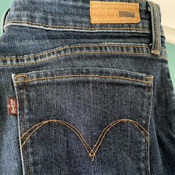 LEVI’S Demi Curve Dark Wash Denim Jeans Women’s Size 28 - Picture 3 of 16
